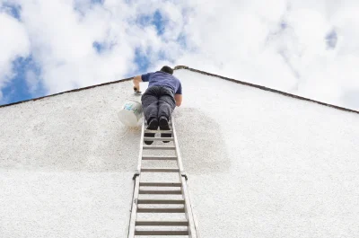 Peinture extérieure aux Fosses — façades et ravalement